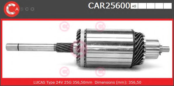 Якорь, стартер CASCO CAR25600AS
