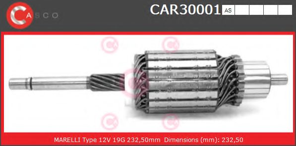 Якорь, стартер CASCO CAR30001AS