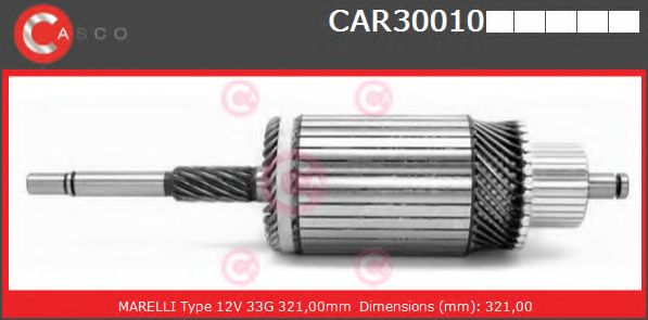Якорь, стартер CASCO CAR30010PS
