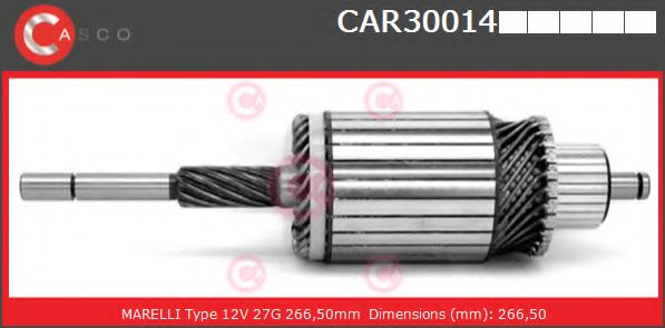 Якорь, стартер CASCO CAR30014PS