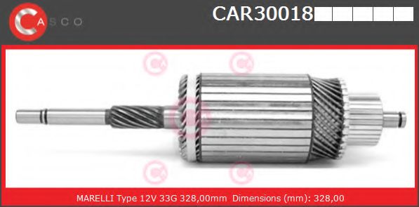 Якорь, стартер CASCO CAR30018PS