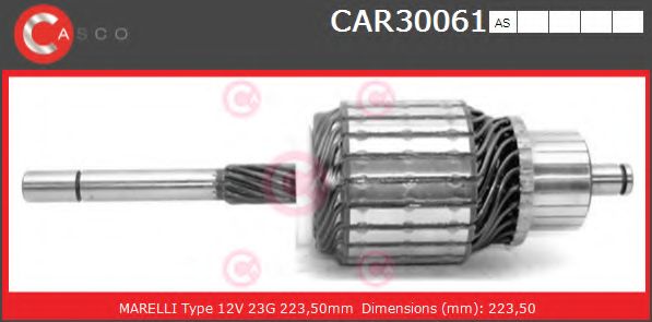 Якорь, стартер CASCO CAR30061AS