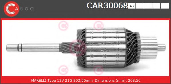 Якорь, стартер CASCO CAR30068AS