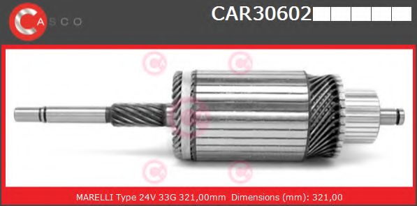 Якорь, стартер CASCO CAR30602PS