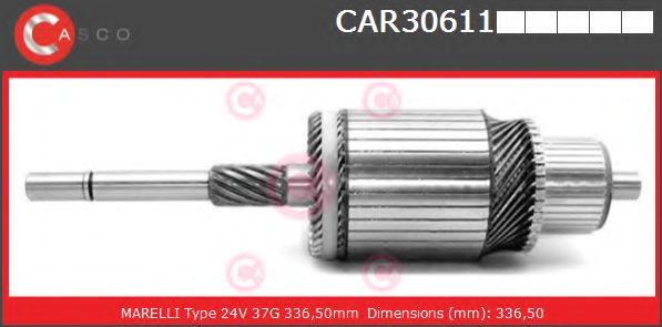 Якорь, стартер CASCO CAR30611PS