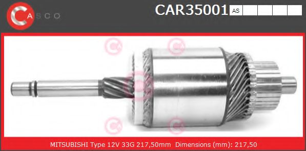 Якорь, стартер CASCO CAR35001AS