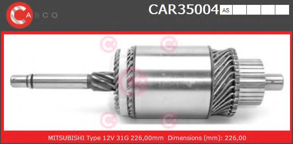 Якорь, стартер CASCO CAR35004AS