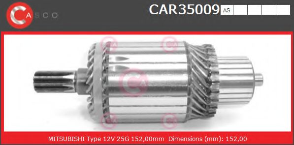 Якорь, стартер CASCO CAR35009AS
