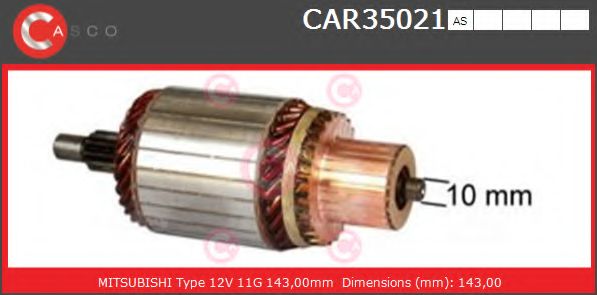 Якорь, стартер CASCO CAR35021AS