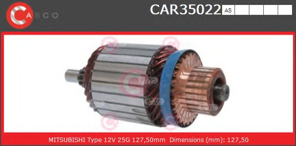Якорь, стартер CASCO CAR35022AS