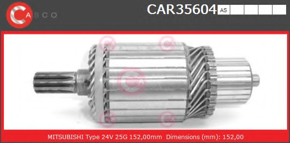 Якорь, стартер CASCO CAR35604AS