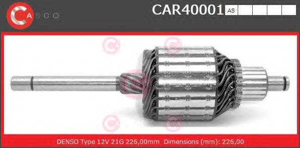 Якорь, стартер CASCO CAR40001AS