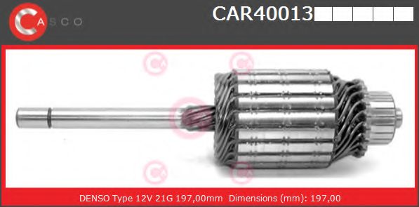 Якорь, стартер CASCO CAR40013PS
