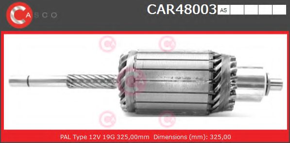 Якорь, стартер CASCO CAR48003AS