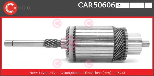 Якорь, стартер CASCO CAR50606AS