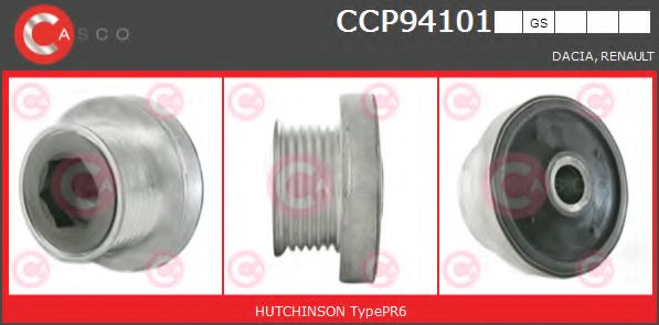 Ременный шкив, генератор CASCO CCP94101GS