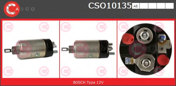 Тяговое реле, стартер CASCO CSO10135AS