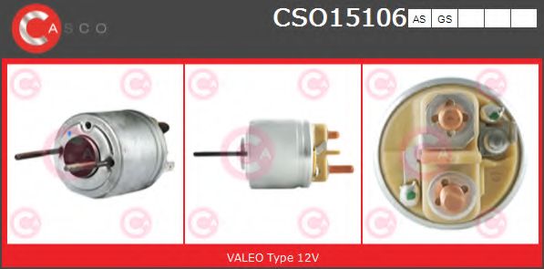 Тяговое реле, стартер CASCO CSO15106AS