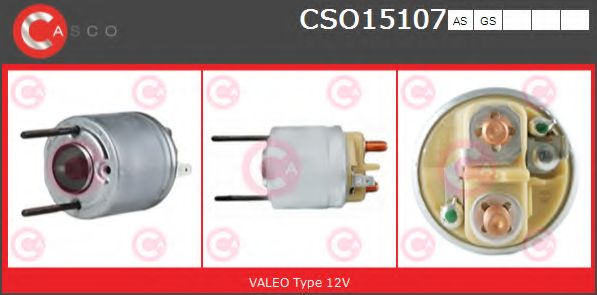 Тяговое реле, стартер CASCO CSO15107AS