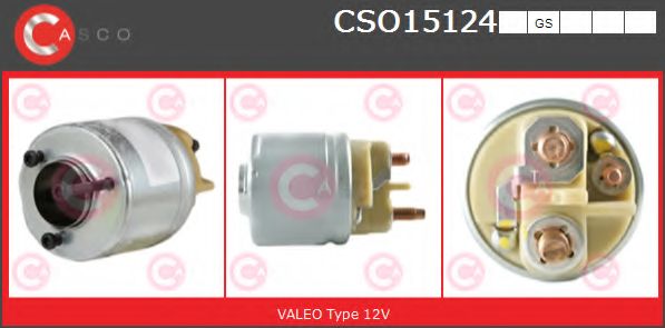 Тяговое реле, стартер CASCO CSO15124GS