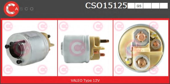 Тяговое реле, стартер CASCO CSO15125GS