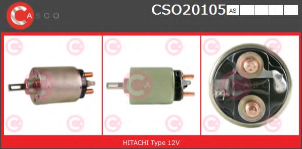 Тяговое реле, стартер CASCO CSO20105AS