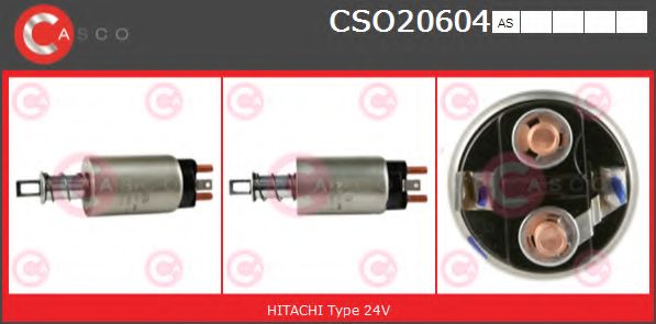 Тяговое реле, стартер CASCO CSO20604AS