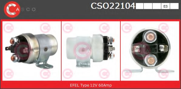 Тяговое реле, стартер CASCO CSO22104ES