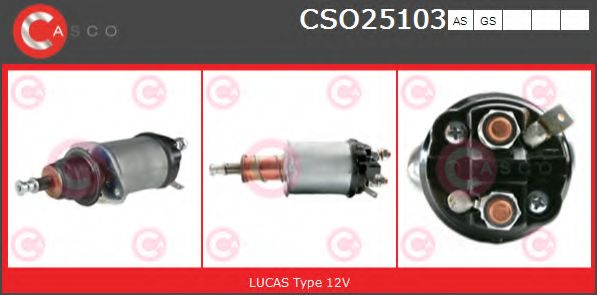 Тяговое реле, стартер CASCO CSO25103AS