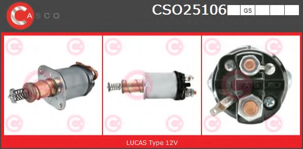 Тяговое реле, стартер CASCO CSO25106GS