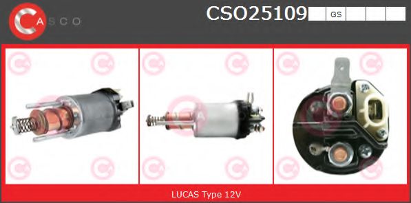 Тяговое реле, стартер CASCO CSO25109GS