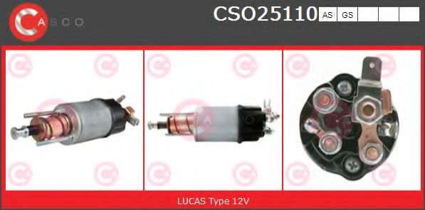 Тяговое реле, стартер CASCO CSO25110AS