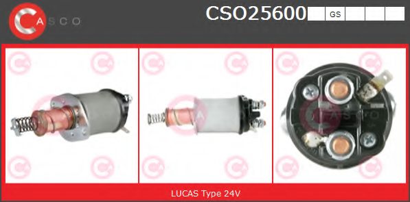 Тяговое реле, стартер CASCO CSO25600GS