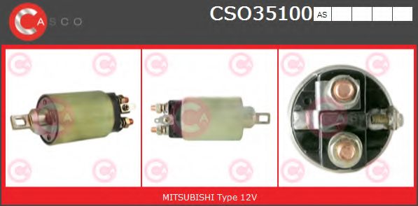 Тяговое реле, стартер CASCO CSO35100AS
