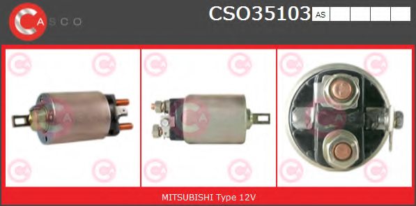 Тяговое реле, стартер CASCO CSO35103AS