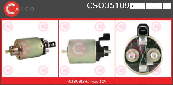 Тяговое реле, стартер CASCO CSO35109AS