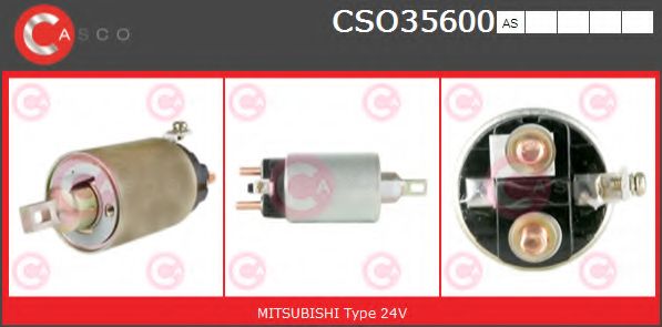 Тяговое реле, стартер CASCO CSO35600AS