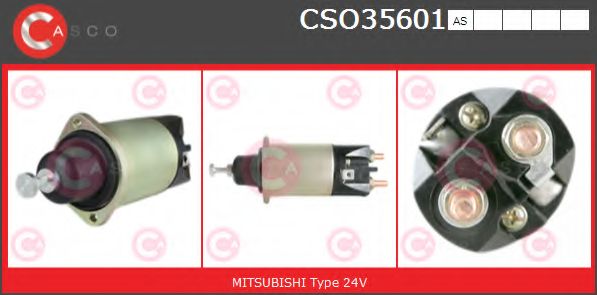Тяговое реле, стартер CASCO CSO35601AS