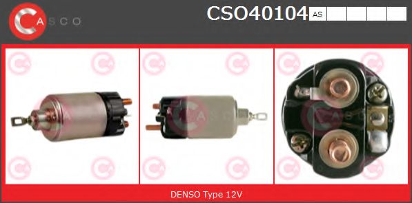 Тяговое реле, стартер CASCO CSO40104AS