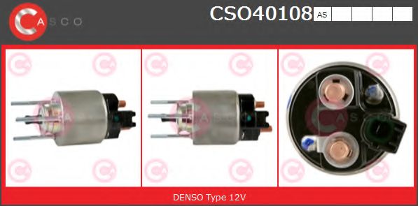 Тяговое реле, стартер CASCO CSO40108AS