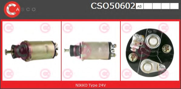Тяговое реле, стартер CASCO CSO50602AS