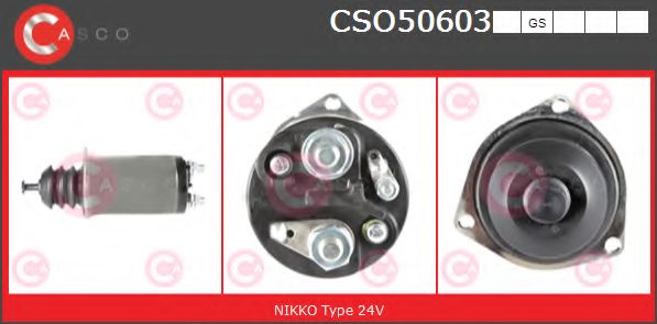 Тяговое реле, стартер CASCO CSO50603GS