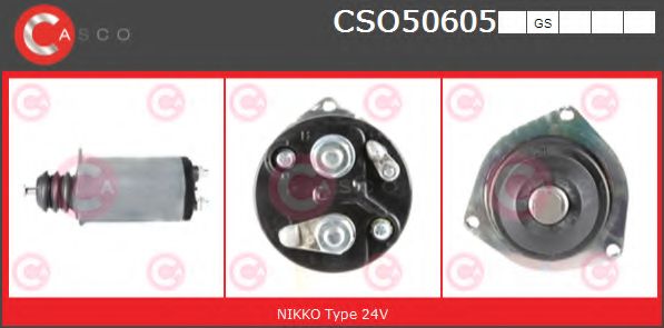 Тяговое реле, стартер CASCO CSO50605GS
