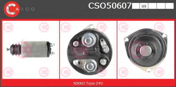 Тяговое реле, стартер CASCO CSO50607GS