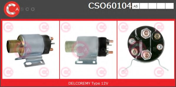 Тяговое реле, стартер CASCO CSO60104AS