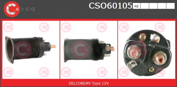 Тяговое реле, стартер CASCO CSO60105AS