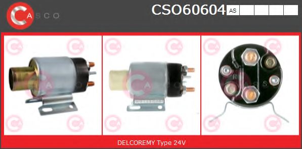 Тяговое реле, стартер CASCO CSO60604AS