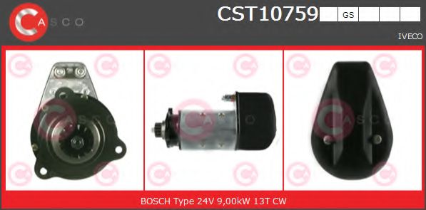 Стартер CASCO CST10759GS