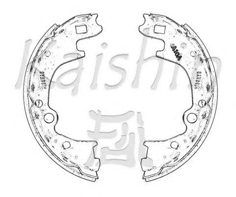 Комплект тормозных колодок KAISHIN K7926