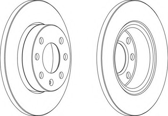 Тормозной диск WAGNER WGR1129-1